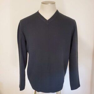 Black V Neck Sweater U2 Menswear
